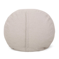 Symphony 6.5 Foot Striped Cylindrical Bean Bag, Natural Color with ligt Brown Stripes
