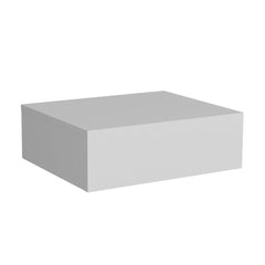 Galaxy Floating Nightstand , End Table, Side Table Wall-Mounted with Drawer -White -Bedroom