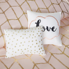 Harmony Metallic Printed Comforter Set