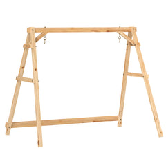 770lbs Porch Swing Frame, Heavy Duty A-Frame Hanging Chair Stand Only with Reinforced Bars for Porch, Garden, Backyard