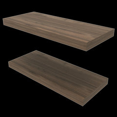 Floating Shelf Dallas, Living Room, Mahogany