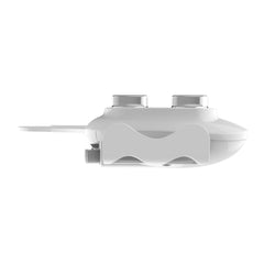 Utopia bidet dual nozzle spray front feminine rear wash knob controls phone holder white