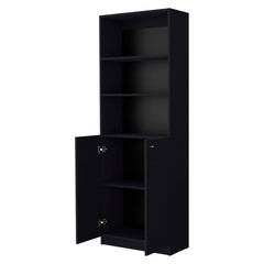 Wenge 2-Door Bookcase