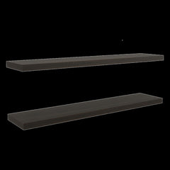 Demeter 1.5" H, 2 Shelves, Dark Walnut - Living Room