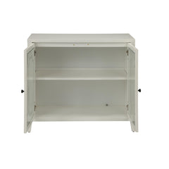 Celestia White Finish Console Cabinet