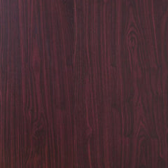 Polyxena Cart Coffee Station Computer Cart on locking castors hutch gliding shelf Mahogany color