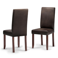 Eternity - Parson Dining Chair (Set of 2) - Distressed Brown