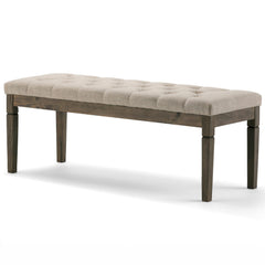 Millennium - Tufted Ottoman Bench - Natural