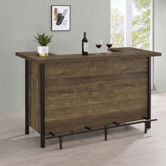 Genesis Rustic Oak Freestanding Home Bar