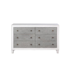 Sanctuary Rustic Gray & Weathered White Finish Dresser