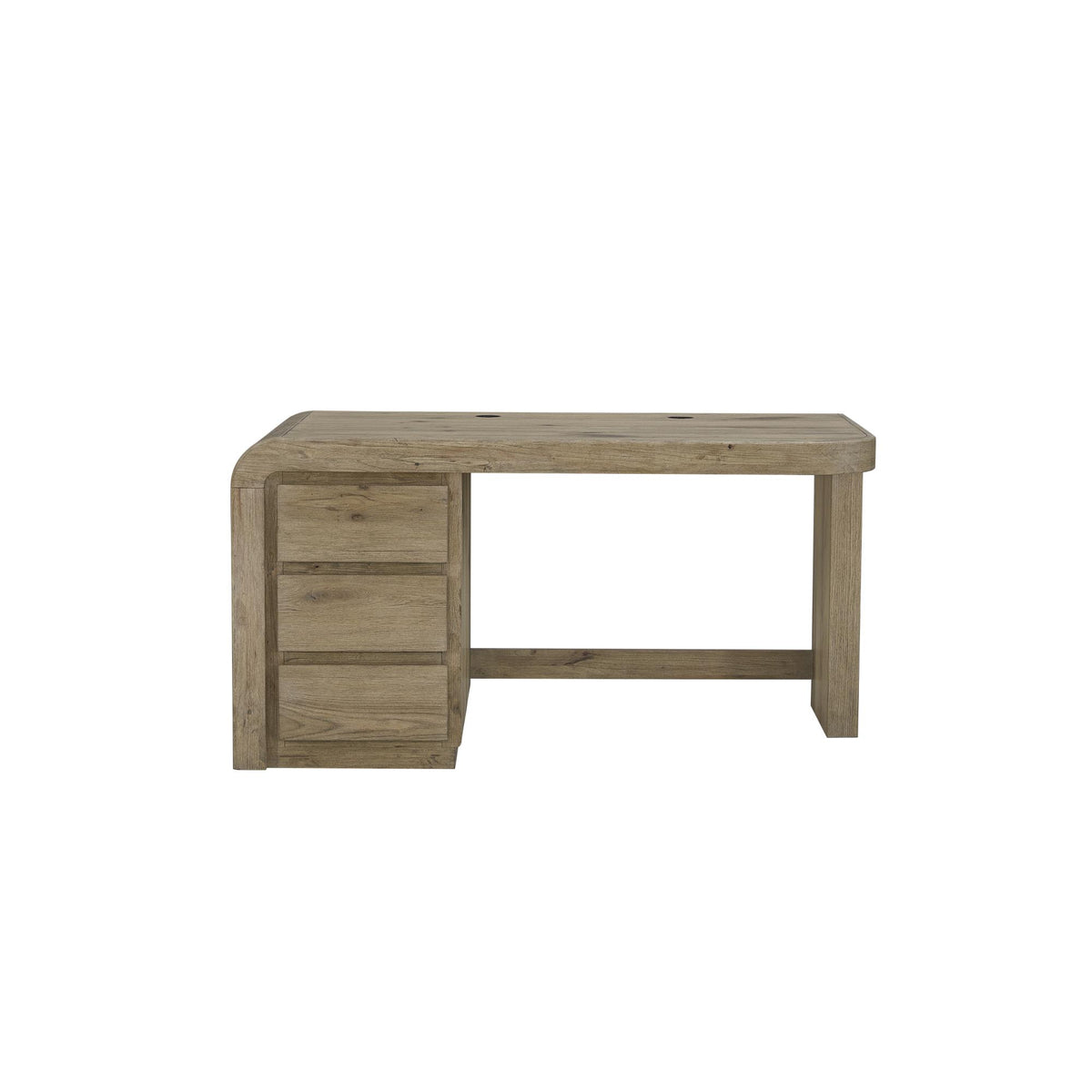 English Knotty Oak Junior Executive Desk