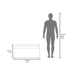 Pulsar 39" W Double Door Wall Cabinet White