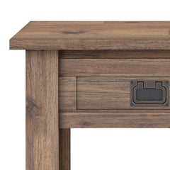 Hector - End Table - Rustic Natural Aged Brown