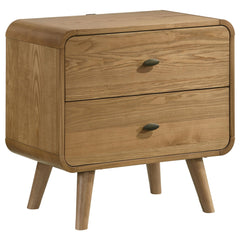 Valhalla Light Ash 2-drawer Nightstand Bedside Table