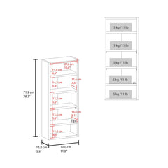Display Wall-Mounted Mirror Medicine Cabinet With One Door And Interior Storage Shelves, White