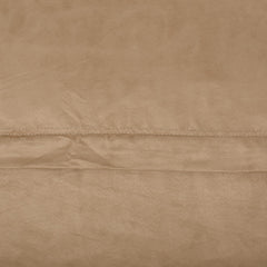 Atlas 6.5 Foot Microfiber Cylindrical Bean Bag, Beige