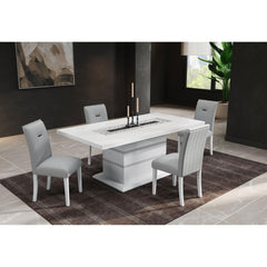 ORESTES GREY/WHITE DINING CHAIR KIT OF 2