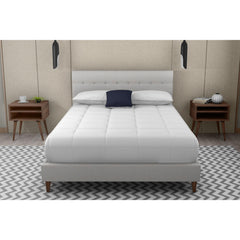 Queen Upholstered Bed With 2 Nightstands