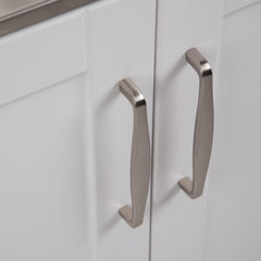 Melody - Deluxe 28" Laundry Cabinet with Pull-out Faucet and Stainless Steel Sink - Pure White
