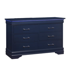 SHOWCASE BLUE DRESSER WITH LED