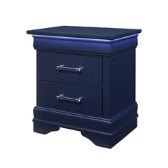 SHOWCASE BLUE NIGHTSTAND WITH LED