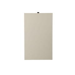 Mercury White Finish Accent Table