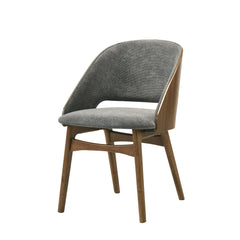 Gallery Fabric & Dark Walnut Side Chair (Set of 2)