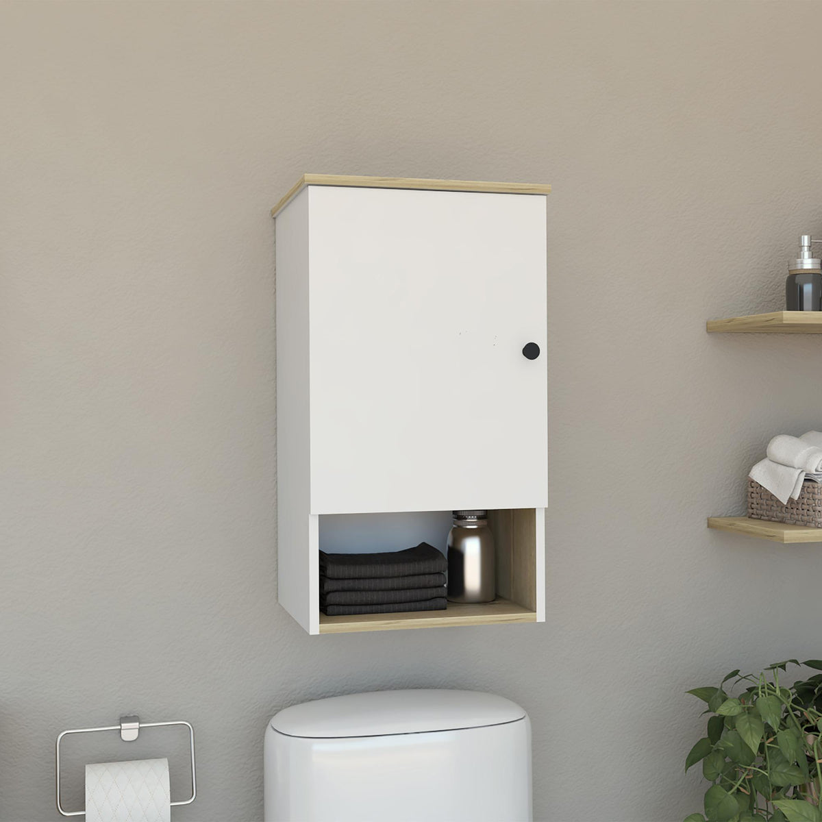 Hector Angelo Medicine Cabinet, Two Internal Shelves, Single Door, One Shelf
