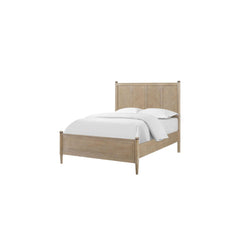 Queen Lo-Post Bed in Sand Finish