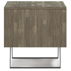 Athena - End Table - Distressed Grey