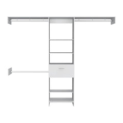 150 Closet System British, Bedroom, Black