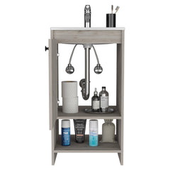 Paradise Vanity Poket, Bathroom, Light Gray