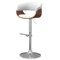 Odyssey - Adjustable Swivel Bar Stool - White