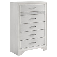 Pulsar White 6-drawer Bedroom Chest