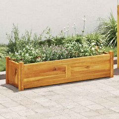 Garden Raised Bed Acacia Wood 39.4x11.8x9.8