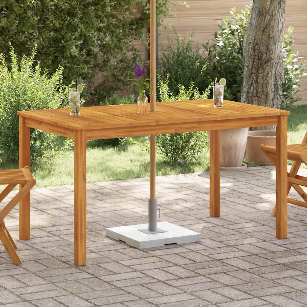 Garden Table Varied wood tones Solid Acacia Wood Medium Durable