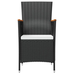 Outdoor Furniture Set Black