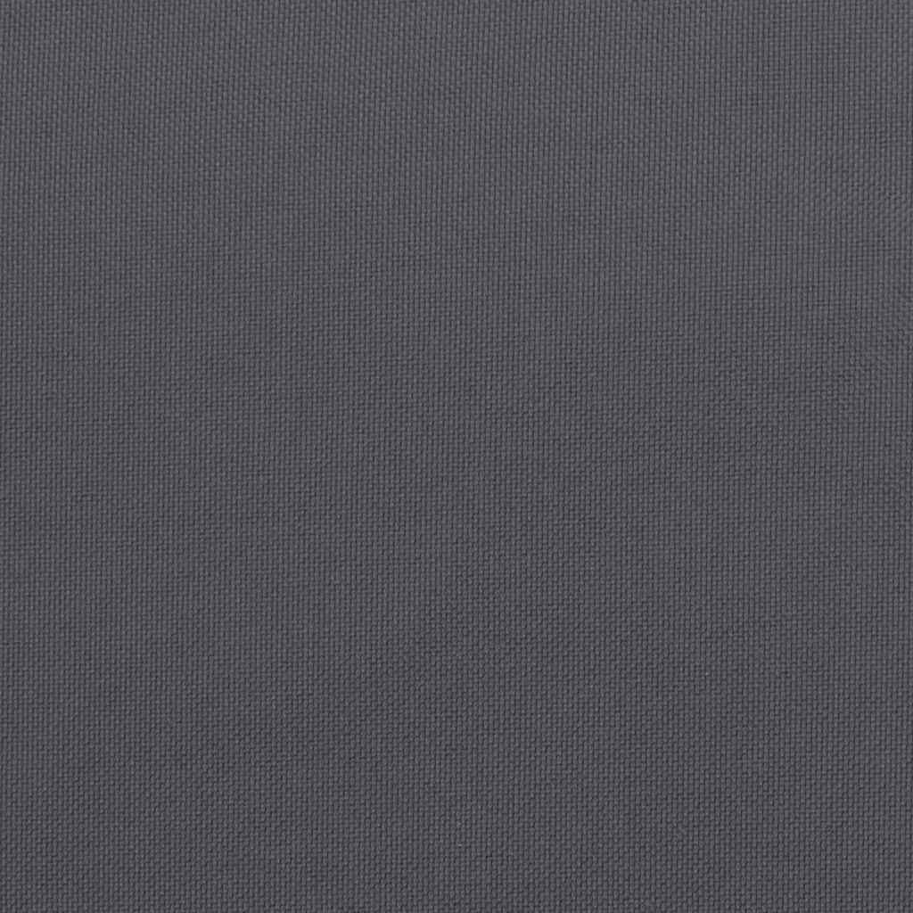 Anthracite garden bench cushion in Oxford fabric, sized 39.4x19.7x1.6 inches.