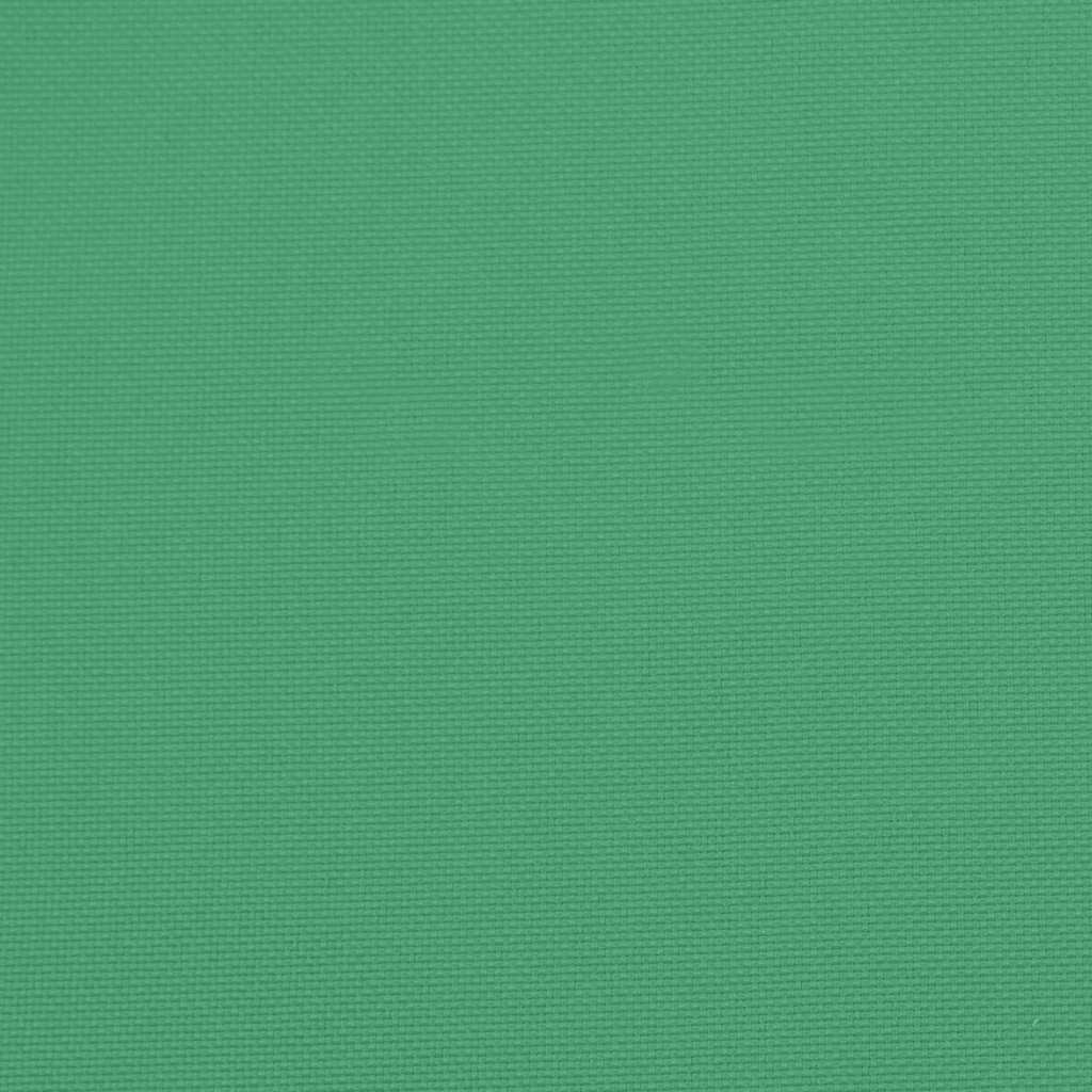 Green Oxford fabric garden bench cushion, 47.2x19.7x1.6 inches, with ties.