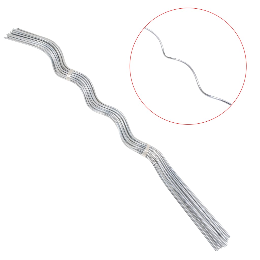 20 pcs Spiral Plant Supports 43.3 Galvanized Steel