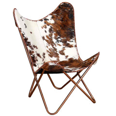 Butterfly Chair Brown and White