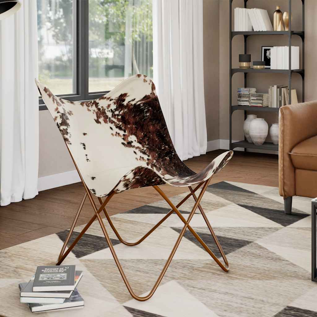 Butterfly Chair Brown and White