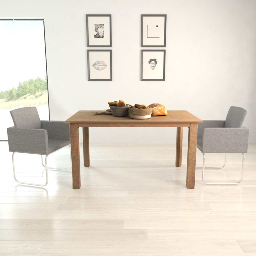 Dining Chairs 2 pcs Gray 58 x 56 x 86 cm fabric