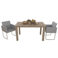 Dining Chairs 2 pcs Gray 58 x 56 x 86 cm fabric