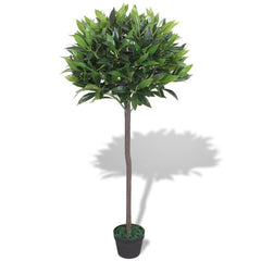 Artificial Bay Tree Plant with Pot 49.2 Green
