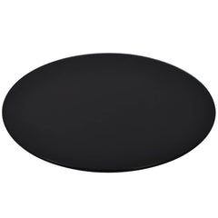 Table Top Black Tempered Glass 27.6 in diameter Round Modern