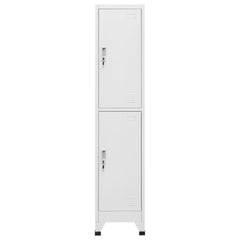 Locker Grey Steel Medium Locker Rectangular Industrial