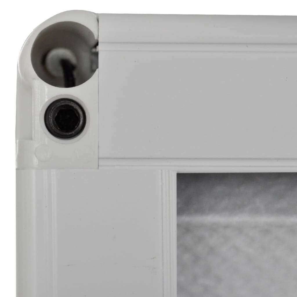 White aluminum plisse insect screen window with shade, 31.5x47.2 inches.