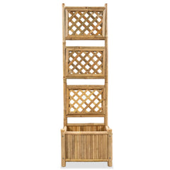 Garden Raised Bed Natural Bamboo Bamboo Medium Planters