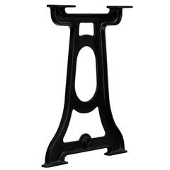 Dining Table Leg Set of 2 Black Cast iron Standard Durable